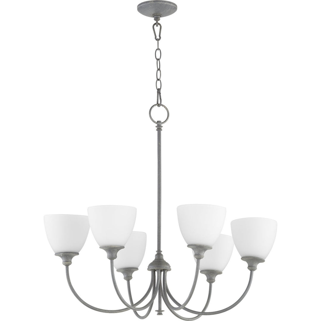 Quorum Celeste 6109-6-17 Chandelier Light - Zinc