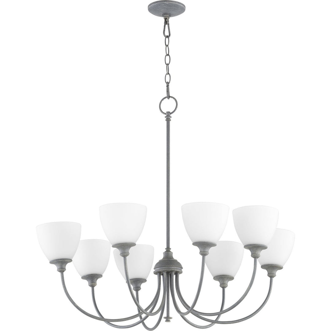 Quorum Celeste 6109-8-17 Chandelier Light - Zinc