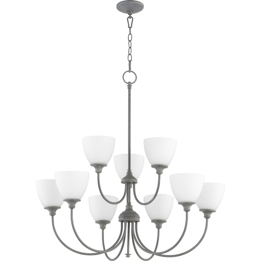 Quorum Celeste 6109-9-17 Chandelier Light - Zinc