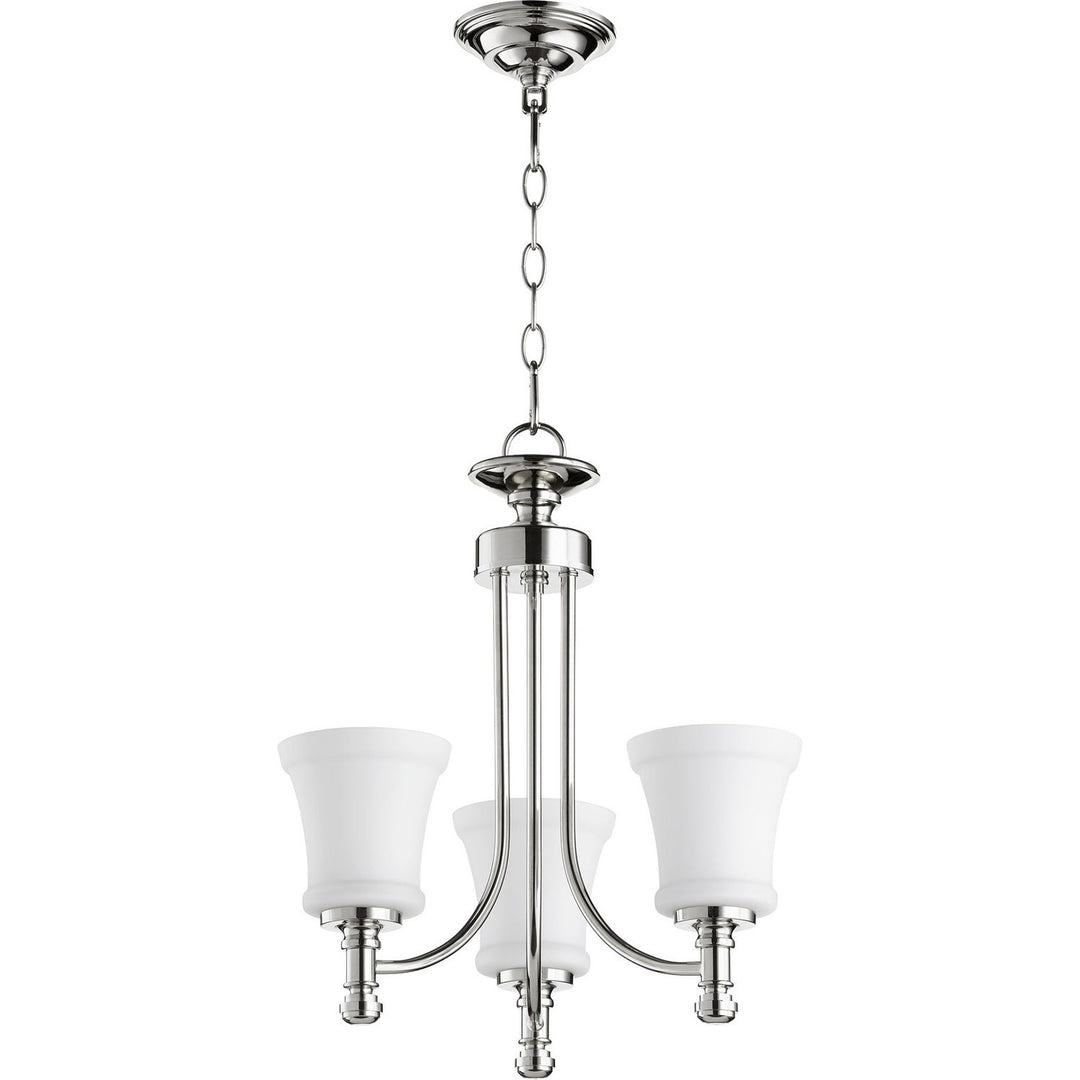 Quorum Rossington 6122-3-62 Chandelier Light - Polished Nickel