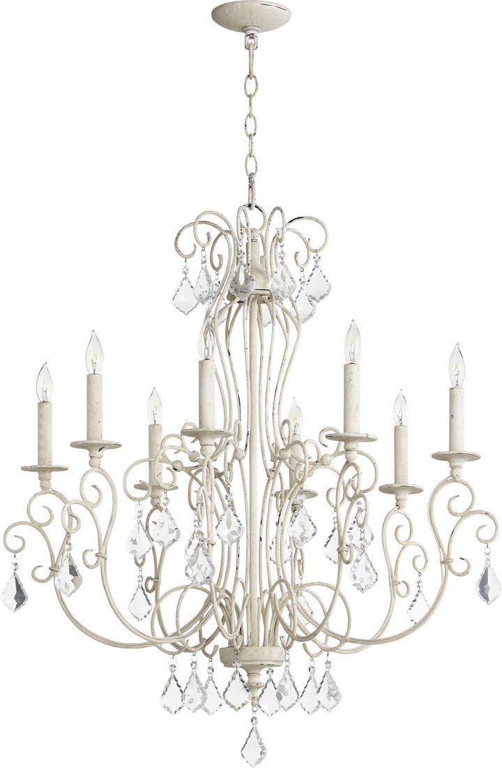 Quorum Ariel 6205-8-70 Chandelier Light - Persian White