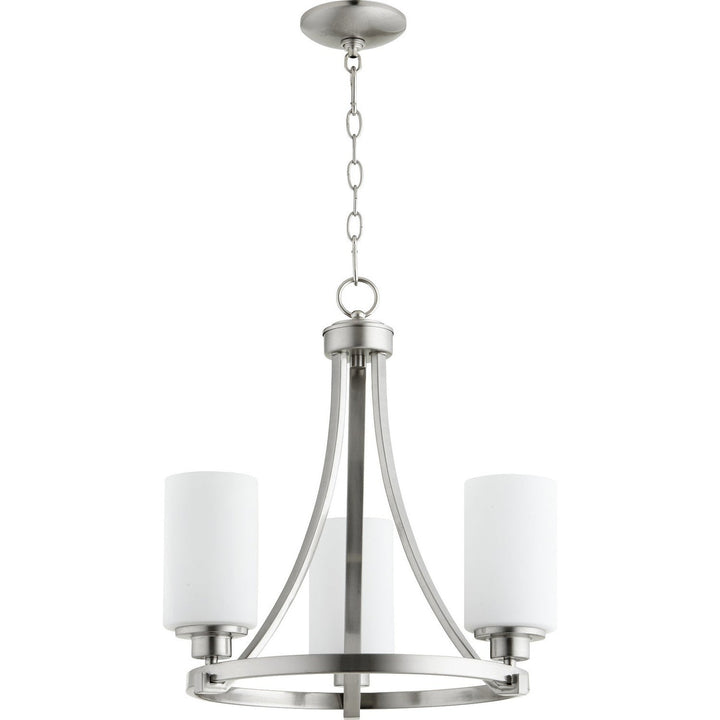 Quorum Lancaster 6207-3-65 Chandelier Light - Satin Nickel