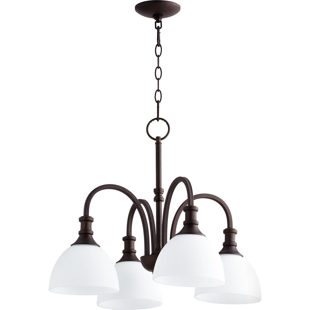 Quorum Richmond 6211-4-86 Chandelier Light - Oiled Bronze