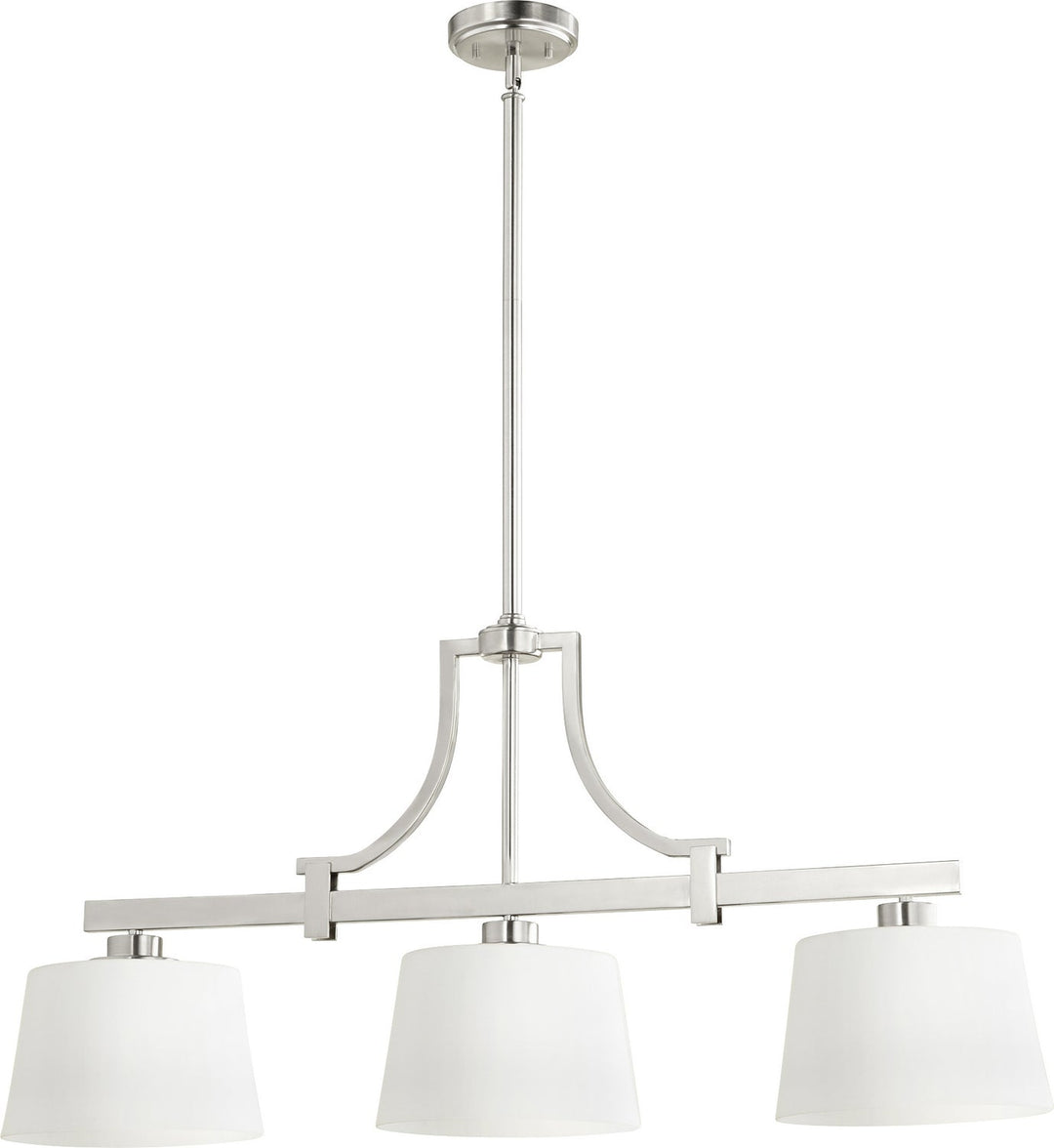 Quorum Lancaster 6507-3-65 Pendant Light - Satin Nickel