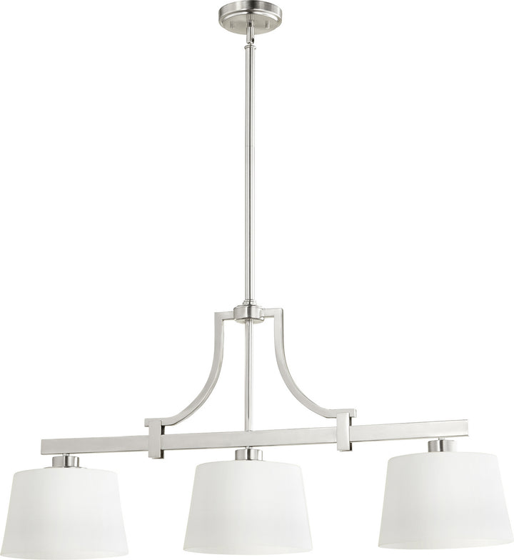 Quorum Lancaster 6507-3-65 Pendant Light - Satin Nickel