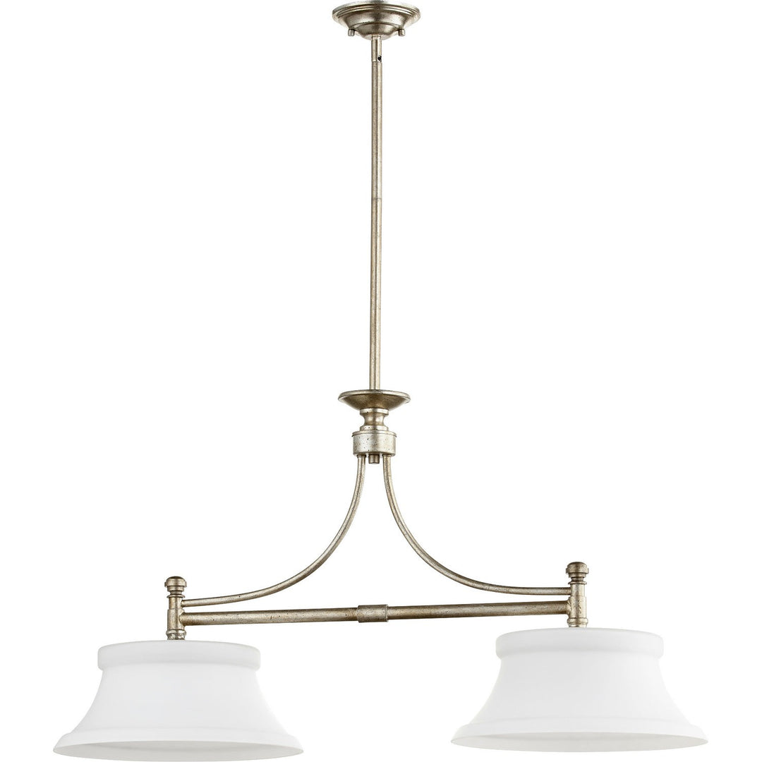 Quorum Rossington 6522-2-60 Pendant Light - Aged Silver Leaf