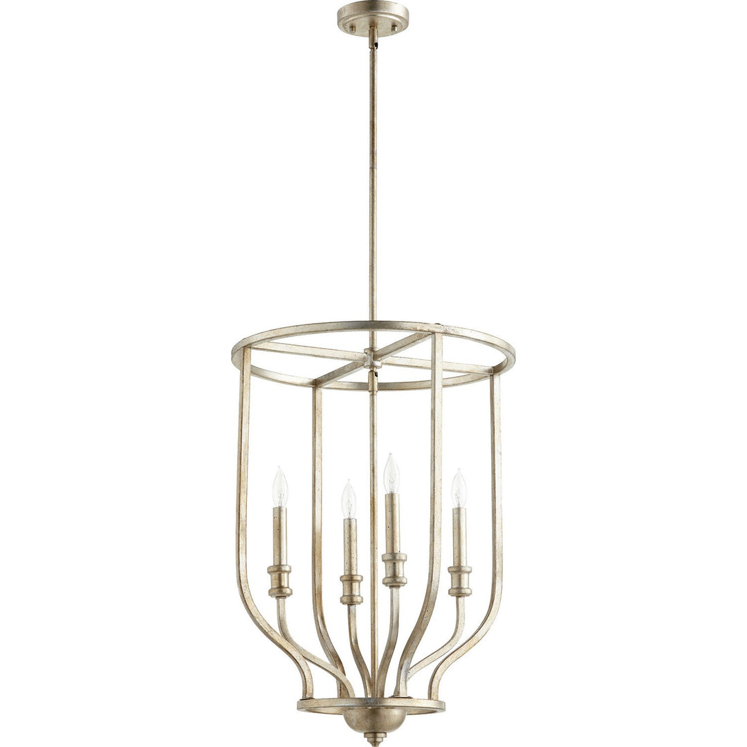 Quorum Richmond 6711-4-60 Pendant Light - Aged Silver Leaf