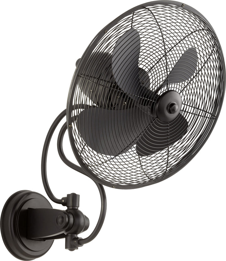 Quorum Piazza 94144-69 Ceiling Fan 14 in. - Textured Black, Matte Black