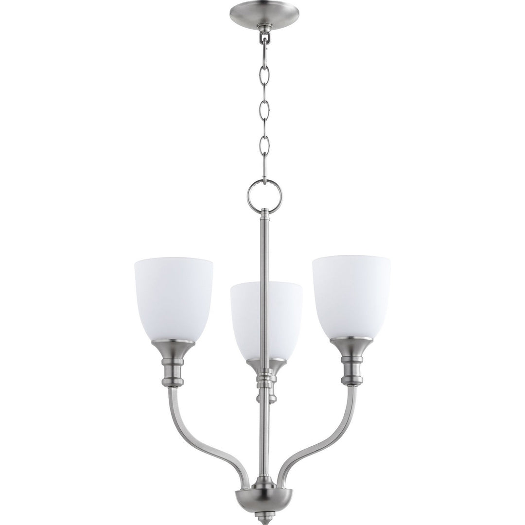 Quorum Richmond 6811-3-65 Chandelier Light - Satin Nickel