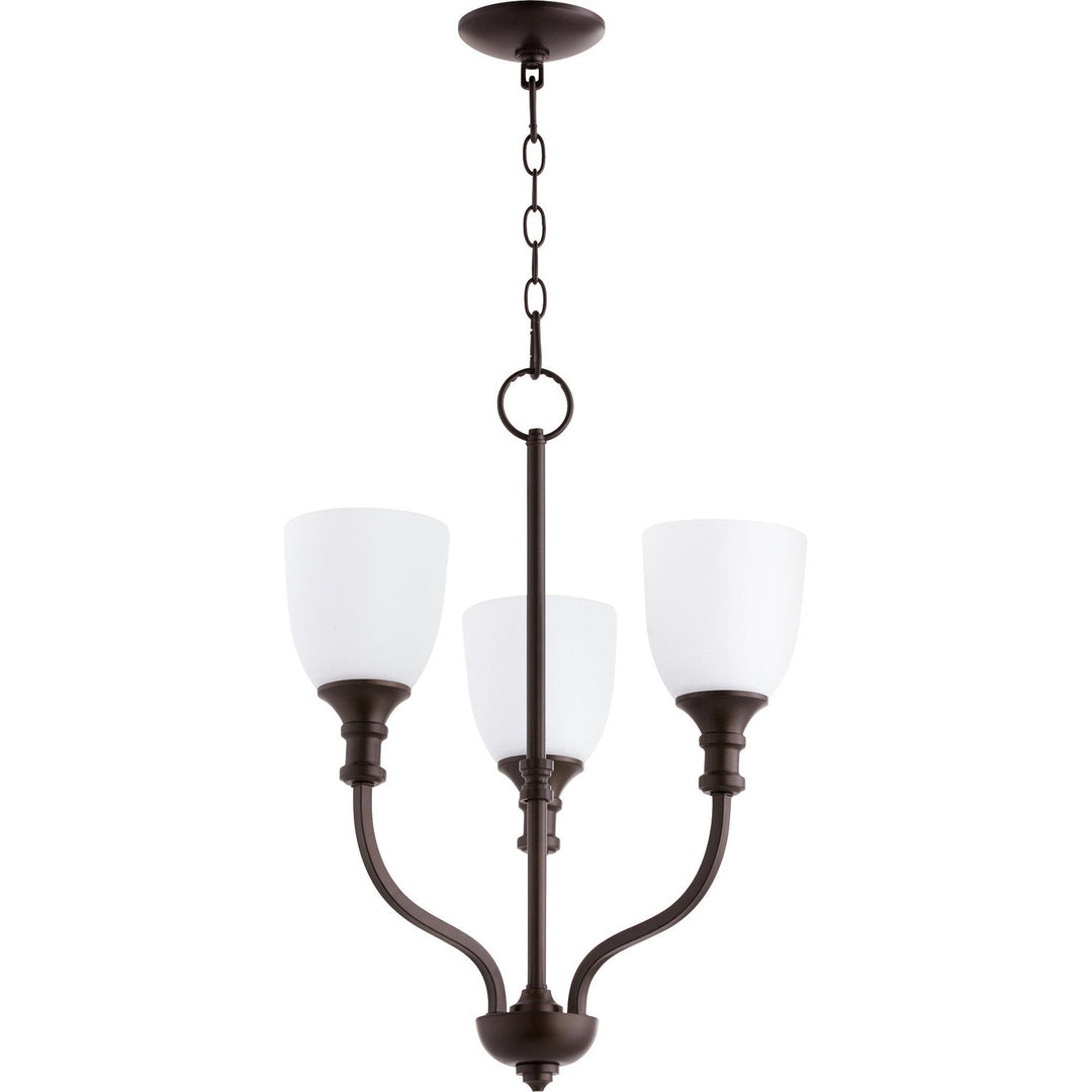 Quorum Richmond 6811-3-86 Chandelier Light - Oiled Bronze