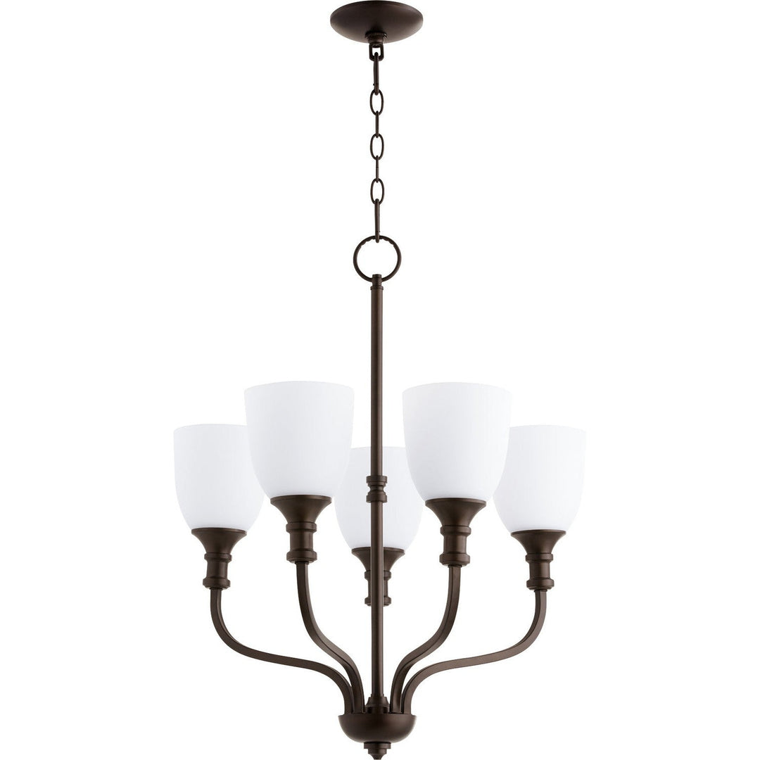 Quorum Richmond 6811-5-86 Chandelier Light - Oiled Bronze