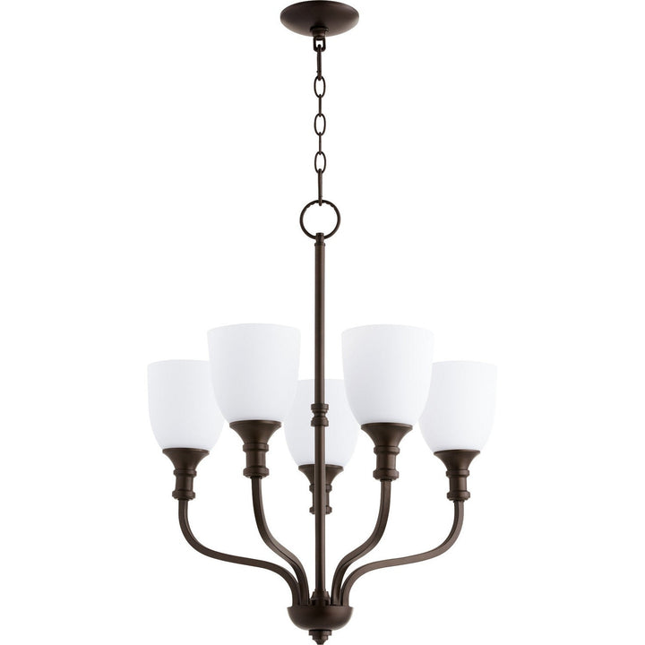 Quorum Richmond 6811-5-86 Chandelier Light - Oiled Bronze