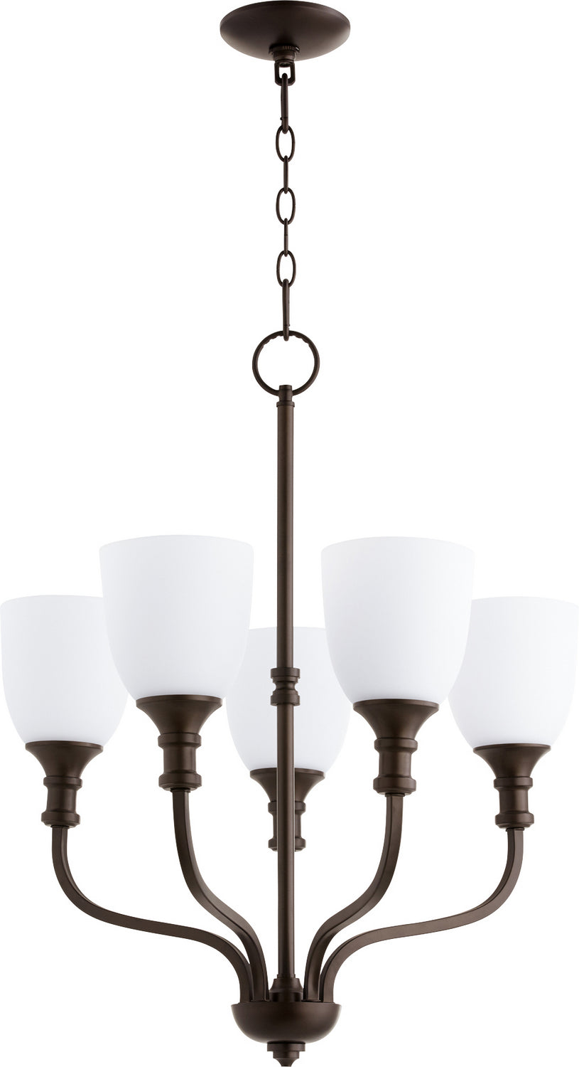 Quorum Richmond 6811-5-86 Chandelier Light - Oiled Bronze