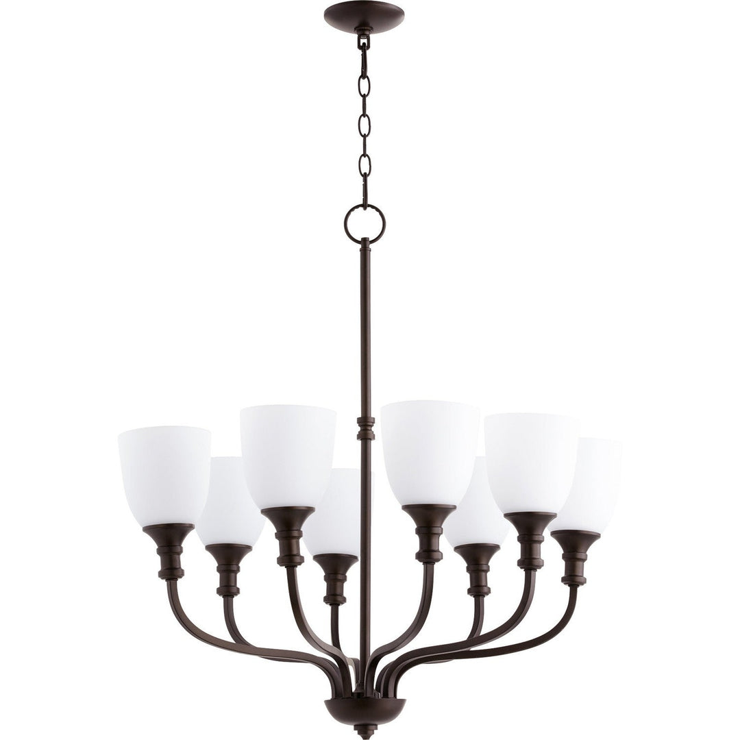 Quorum Richmond 6811-8-86 Chandelier Light - Oiled Bronze