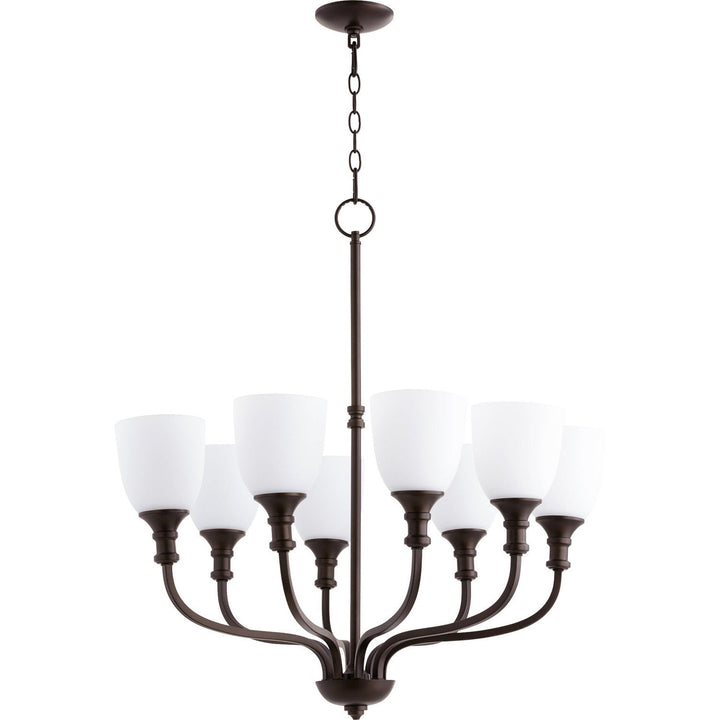 Quorum Richmond 6811-8-86 Chandelier Light - Oiled Bronze