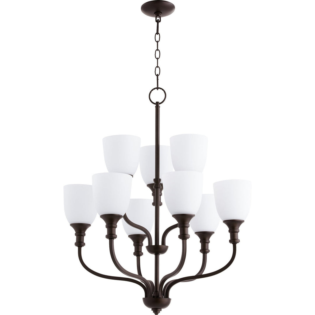 Quorum Richmond 6811-9-86 Chandelier Light - Oiled Bronze