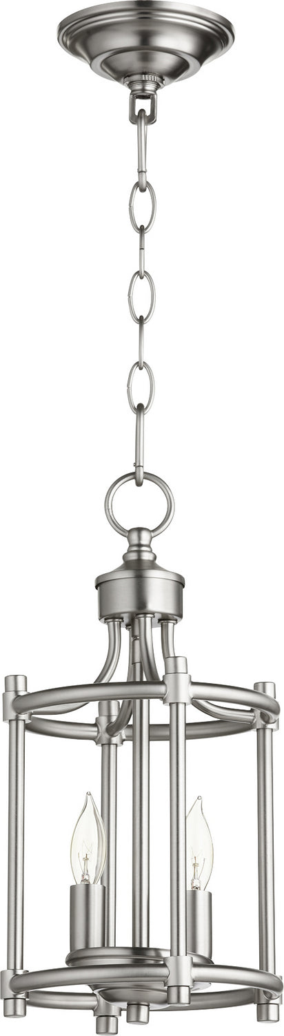 Quorum Rossington 6822-2-65 Pendant Light - Satin Nickel