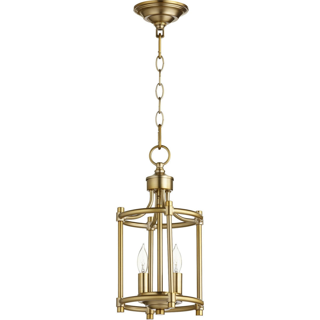Quorum Rossington 6822-2-80 Pendant Light - Aged Brass