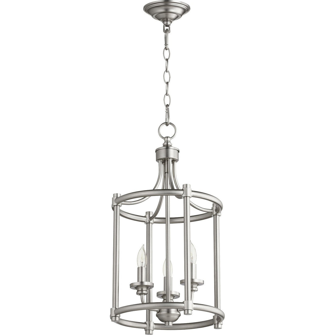 Quorum Rossington 6822-3-65 Pendant Light - Satin Nickel