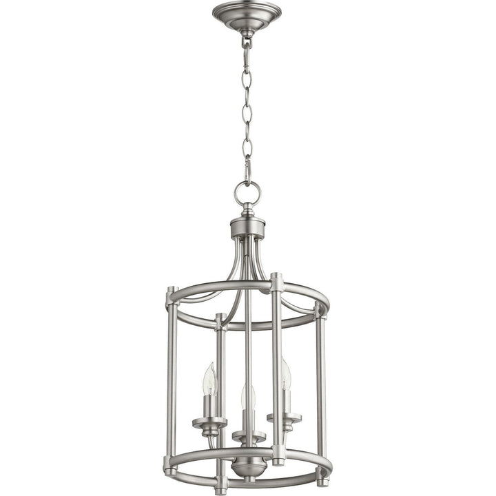 Quorum Rossington 6822-3-65 Pendant Light - Satin Nickel
