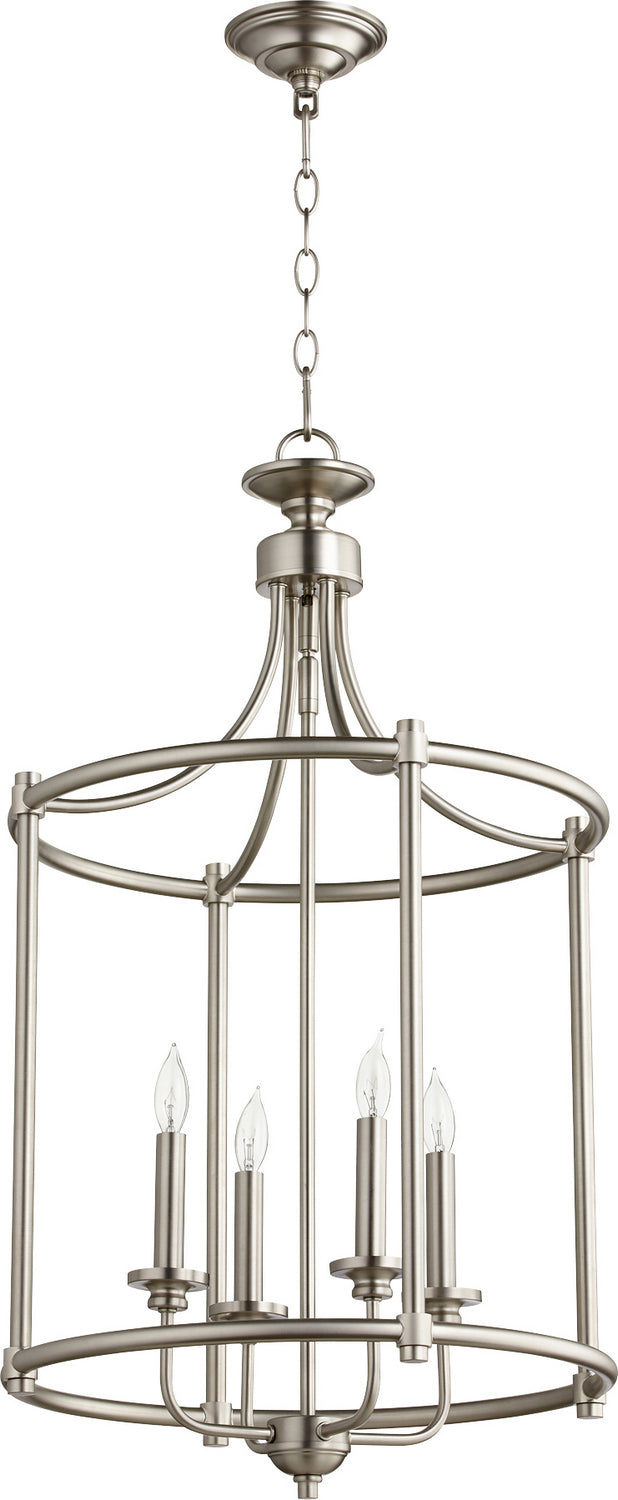 Quorum Rossington 6822-4-65 Pendant Light - Satin Nickel