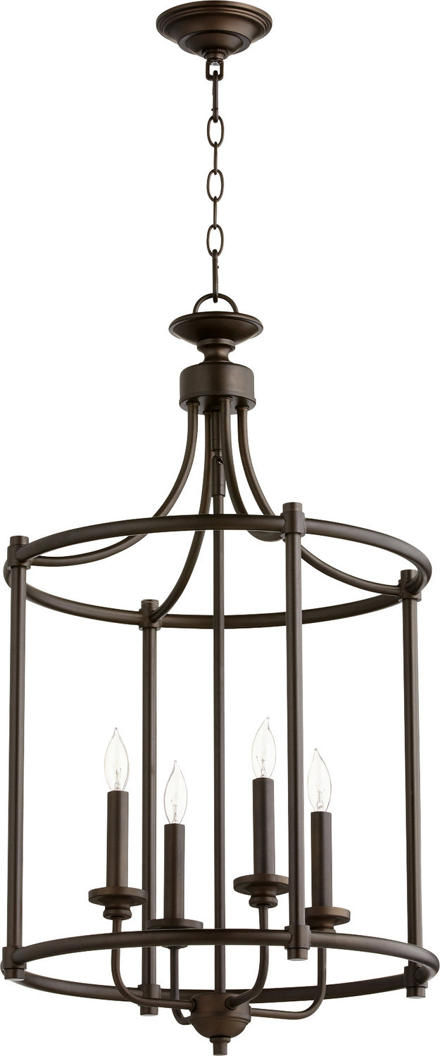 Quorum Rossington 6822-4-86 Pendant Light - Oiled Bronze