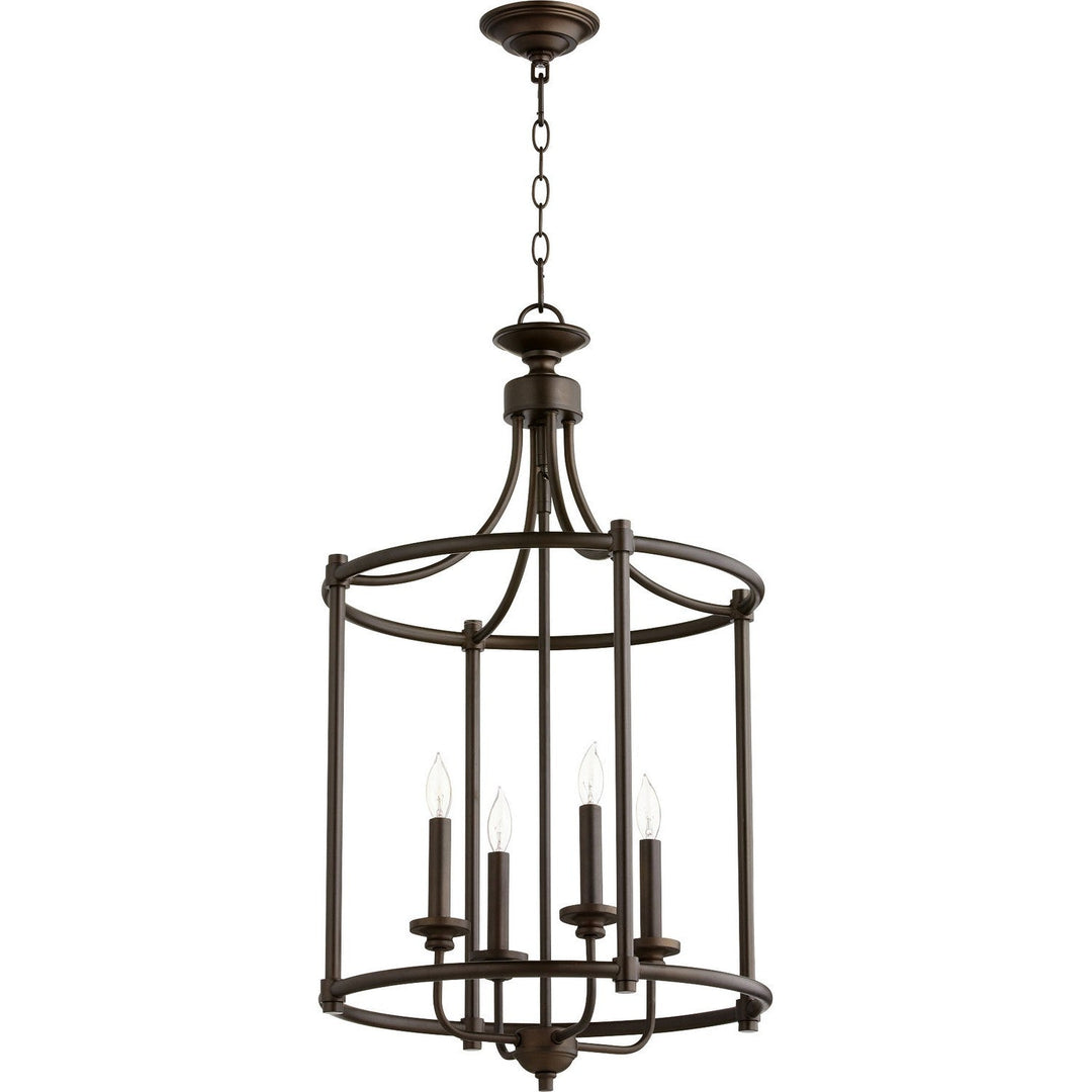 Quorum Rossington 6822-4-86 Pendant Light - Oiled Bronze