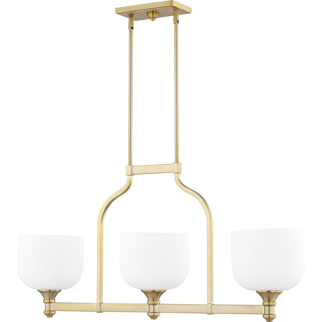 Quorum Richmond 6911-3-180 Pendant Light - Aged Brass