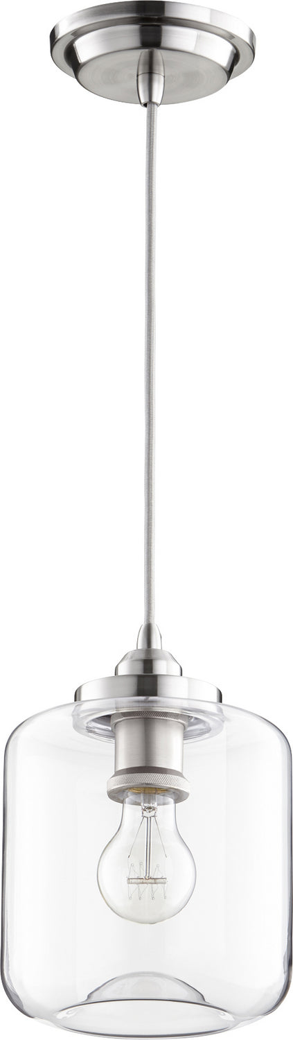 Quorum Clear Filament Pendants 845-65 Pendant Light - Satin Nickel