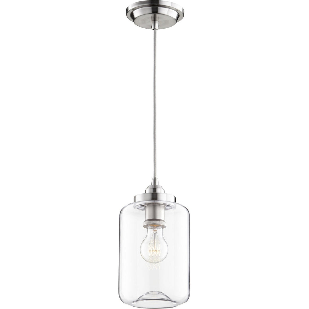 Quorum Clear Filament Pendants 846-65 Pendant Light - Satin Nickel