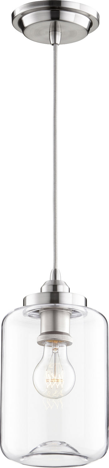 Quorum Clear Filament Pendants 846-65 Pendant Light - Satin Nickel