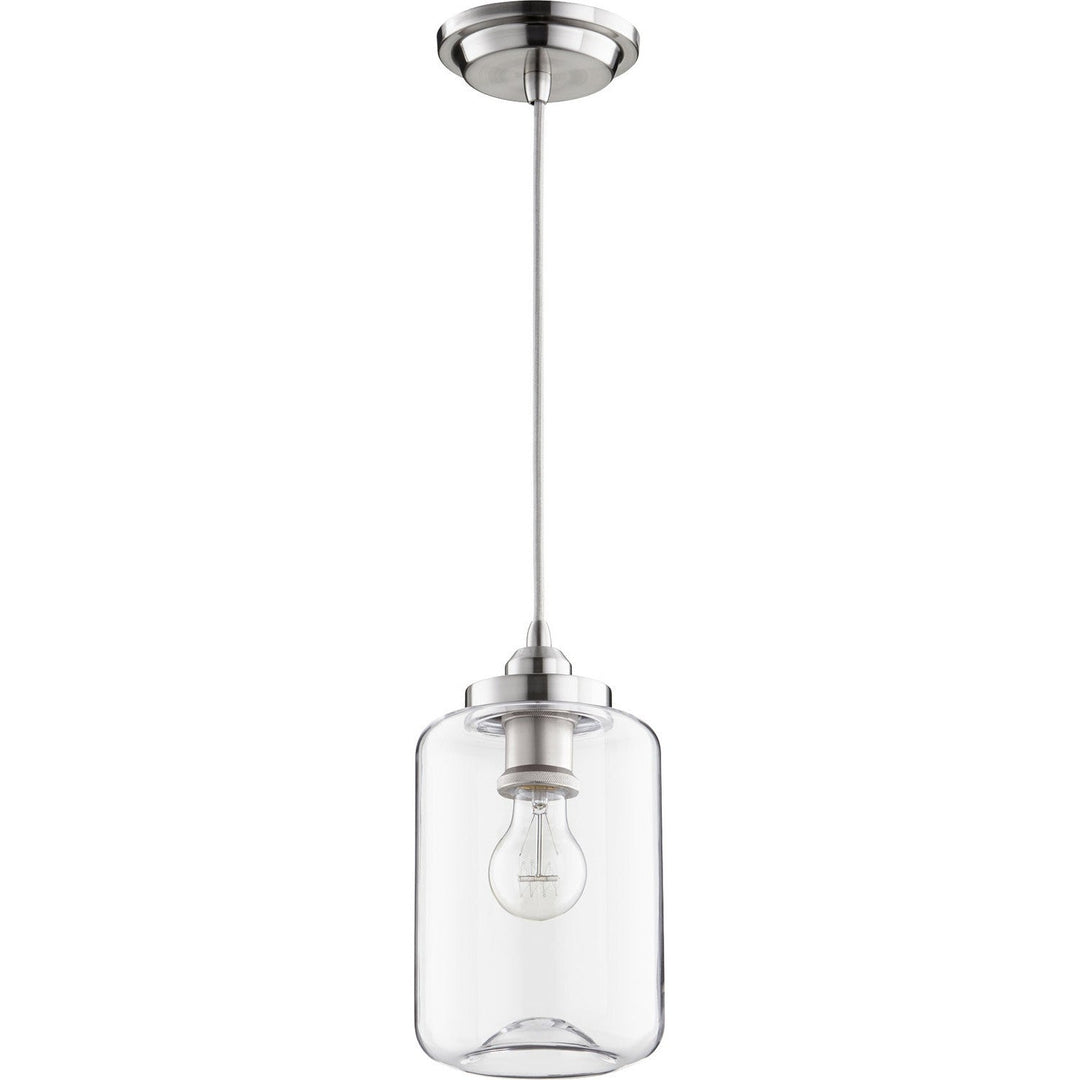 Quorum Clear Filament Pendants 846-65 Pendant Light - Satin Nickel