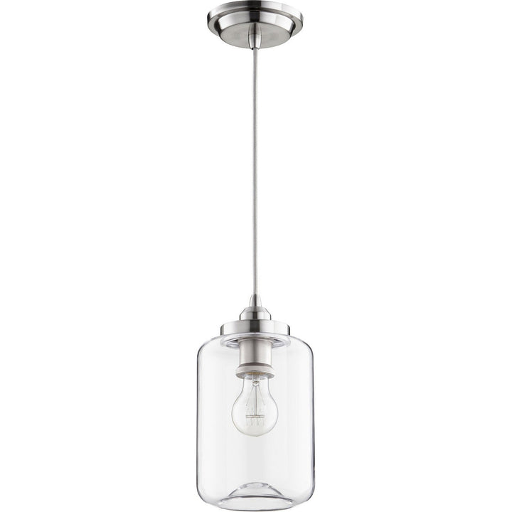 Quorum Clear Filament Pendants 846-65 Pendant Light - Satin Nickel