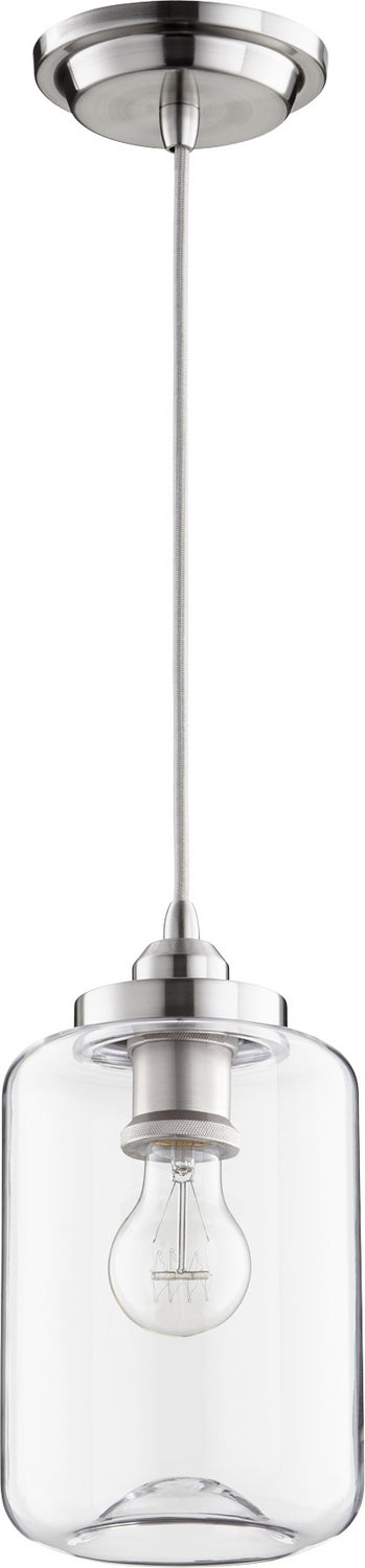 Quorum Clear Filament Pendants 846-65 Pendant Light - Satin Nickel