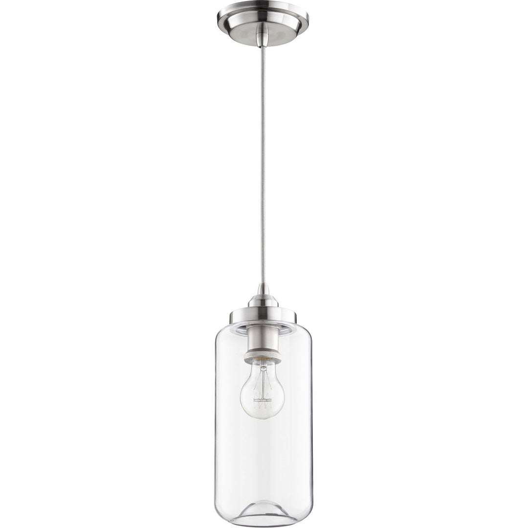 Quorum Clear Filament Pendants 847-65 Pendant Light - Satin Nickel