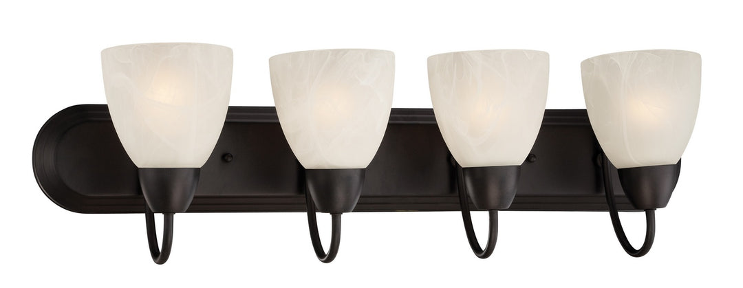 Designers Fountain Torino 15005-4B-34 Bath Vanity Light 31 in. wide - Oil Rubbed Bronze