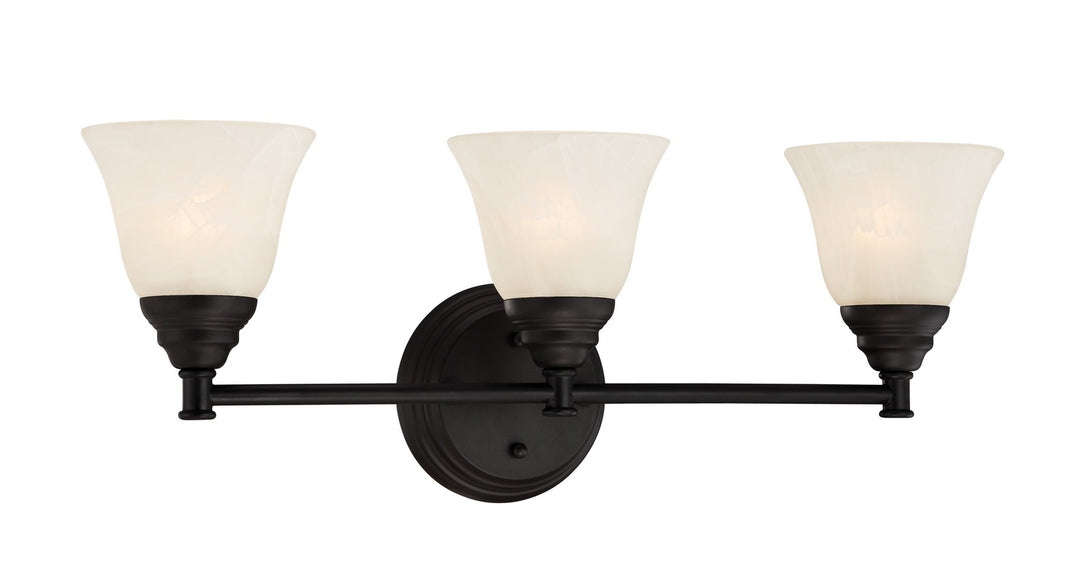 Designers Fountain Kendall 85103-ORB Bath Vanity Light 24 in. wide - Oil Rubbed Bronze