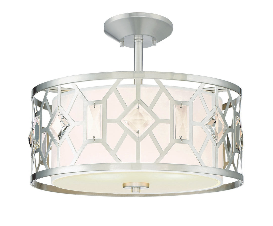 Designers Fountain Brentwood 90111-SP Ceiling Light - Satin Platinum