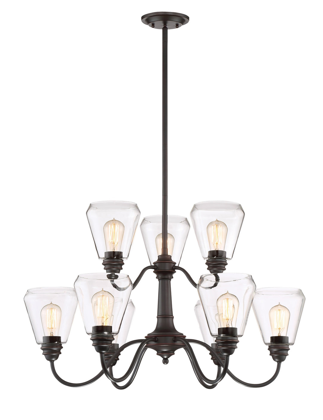 Designers Fountain Foundry 90289-SB Chandelier Light - Satin Bronze