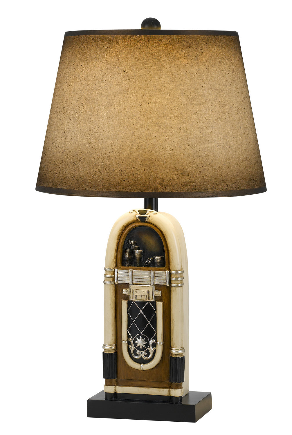 Cal Lighting BO-2727TB  One Light Table Lamp Lamp Bronze / Dark