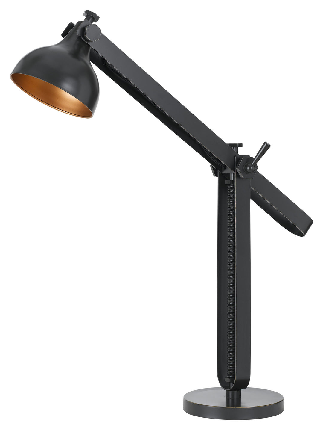 Cal Lighting BO-2739DK  One Light Desk Lamp Lamp Bronze / Dark