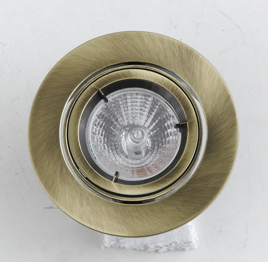 Cal Lighting BO-601-AB  One Light Trim Only Recessed Light Brass - Antique