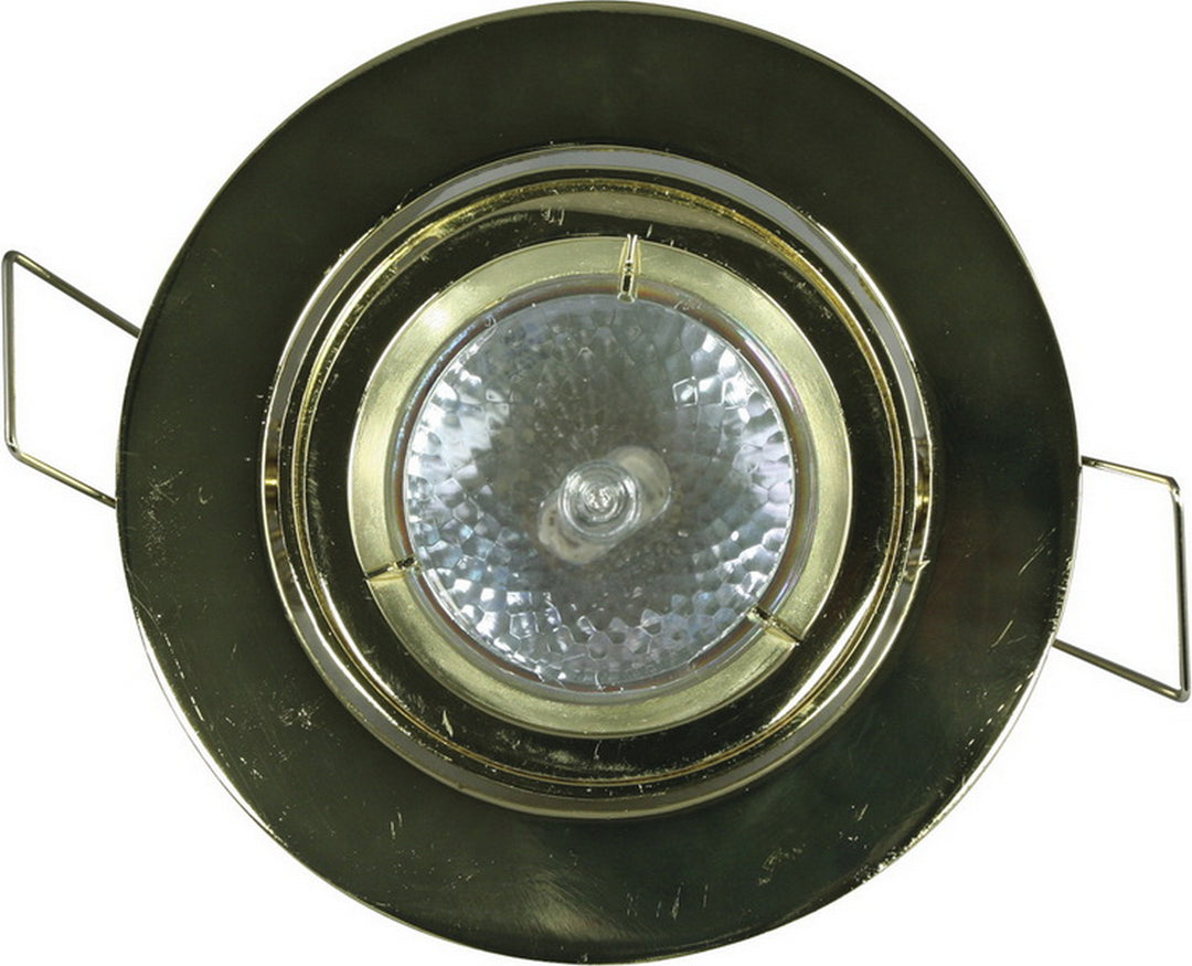 Cal Lighting BO-601-PB  One Light Trim Only Recessed Light Brass