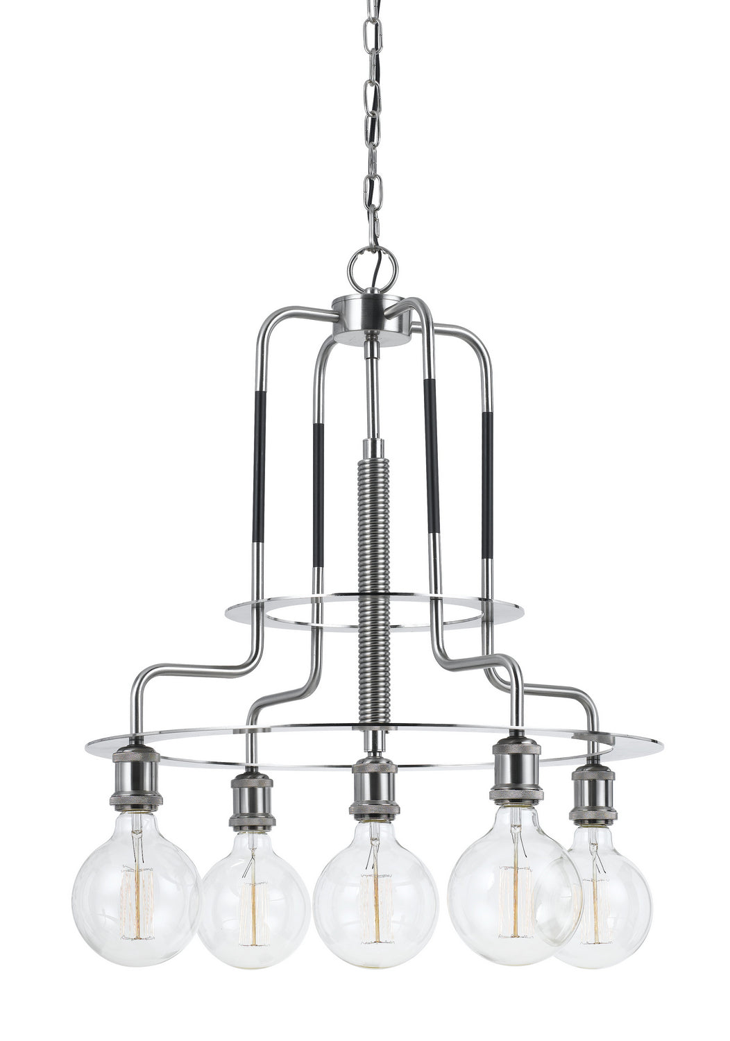 Cal FX-3652-5 Chandelier Light - Brushed Steel