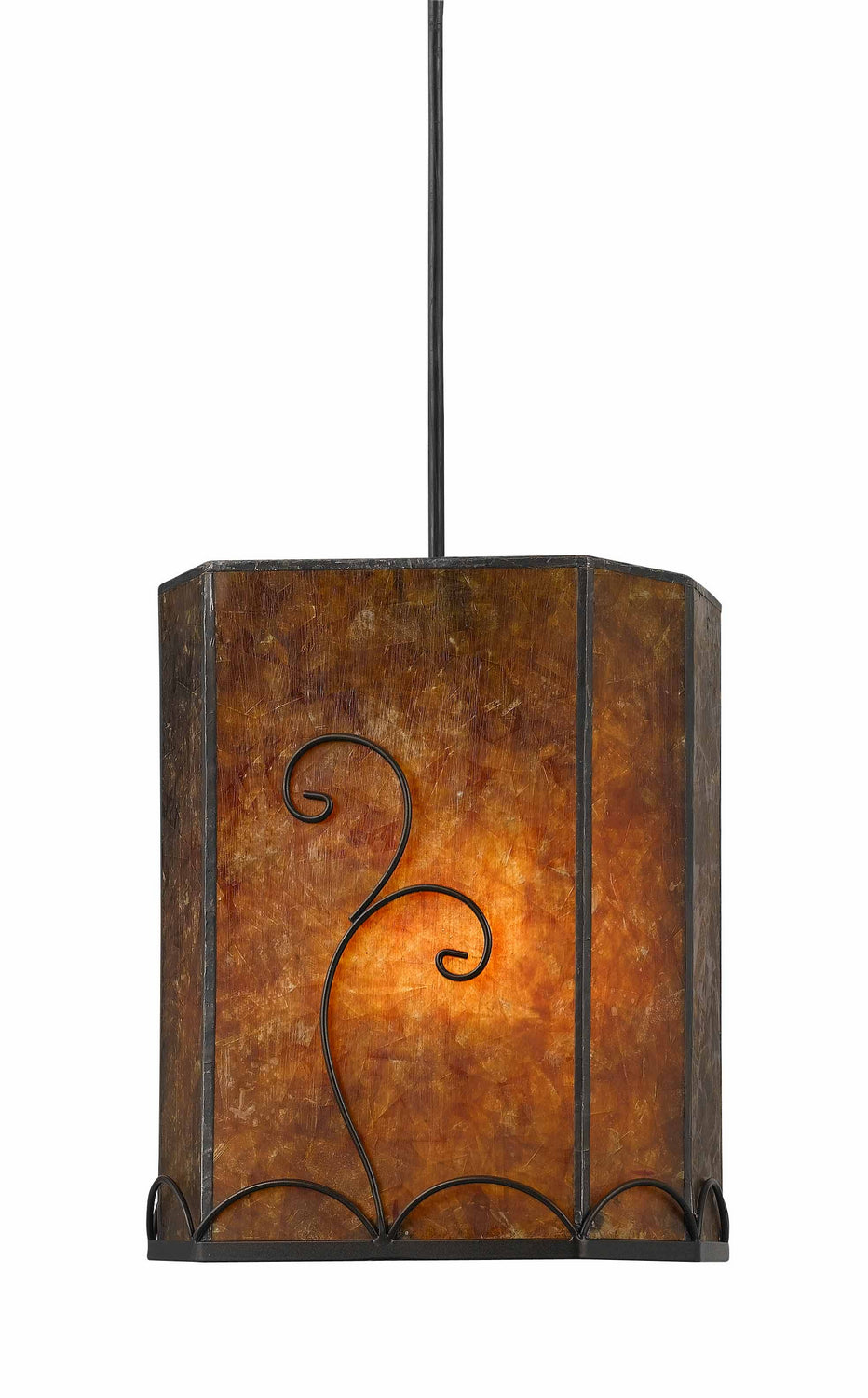 Cal Binghamton UP-3549/6-BK Pendant Light - Rust