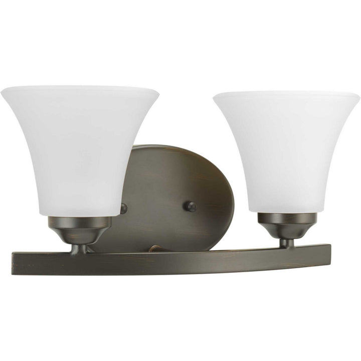Progress Adorn P2009-20W Bath Vanity Light 14 in. wide - Antique Bronze