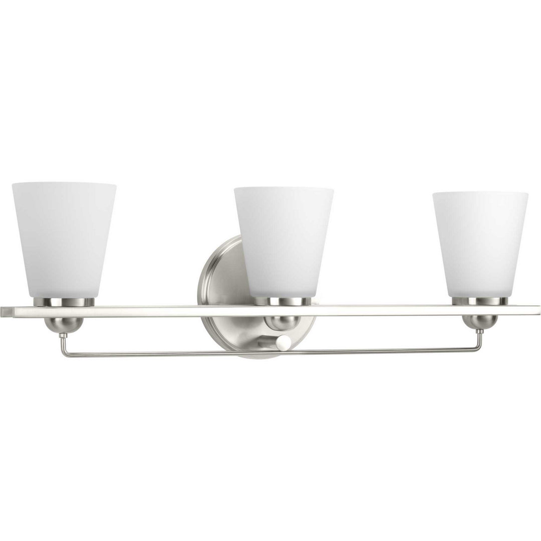 Progress Flight P300002-009 Bath Vanity Light 27 in. wide - Brushed Nickel