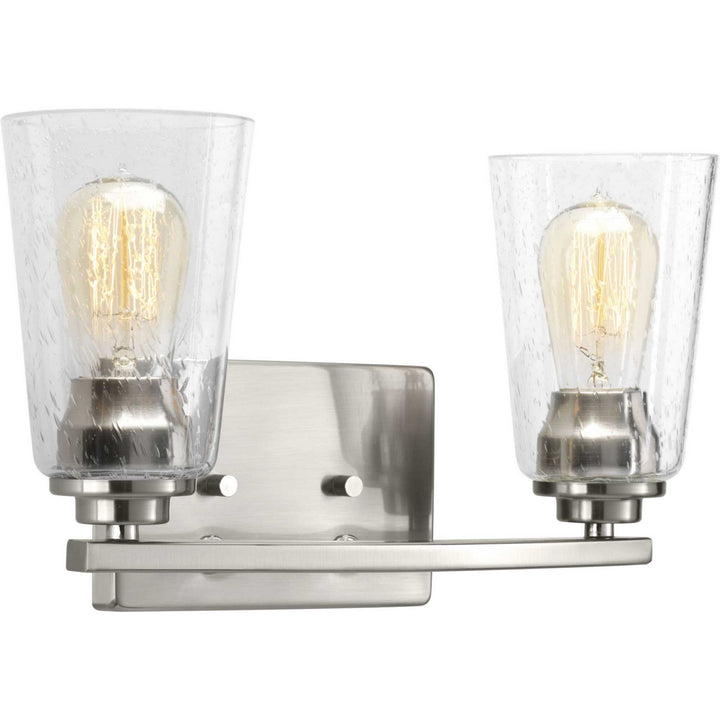 Progress Debut P300009-009 Bath Vanity Light 15 in. wide - Brushed Nickel