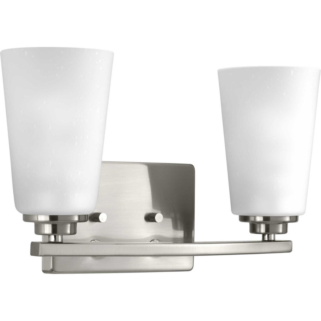 Progress Debut P300009-009 Bath Vanity Light 15 in. wide - Brushed Nickel