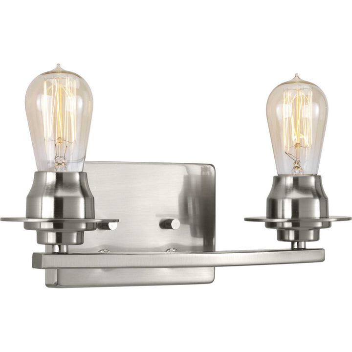 Progress Debut P300009-009 Bath Vanity Light 15 in. wide - Brushed Nickel